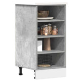 Bottom Cabinet Riga Concrete Grey 40x44.5x81.5 cm Engineered Wood 854205