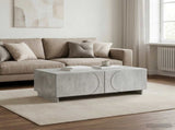Coffee Table Concrete Grey 102 x 50.5 x 35 cm Engineered Wood 8011453