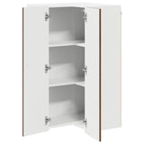 Wall Corner Cabinet LUCCA Brown Oak 57 x 57 x 100 cm 885172