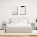 Bedside Cabinets with LED Lights 2 pcs Concrete Grey 35x39x55 cm 836756