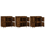 Sideboards 3 pcs Smoked Oak Engineered Wood 3190194
