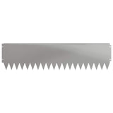 Lawn Edging 10 pcs 103 x 25 cm Steel Silver 8008402
