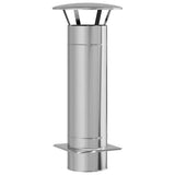 Chimney Extension Silver 35 x 35 x 82 cm Stainless Steel 42008450