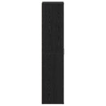 Shoe Cabinet with Door Black 80 x 39 x 180 cm Engineered wood 3333875
