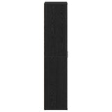 Shoe Cabinet with Door Black 80 x 39 x 180 cm Engineered wood 3333875