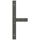 Dining Table Legs T-Shaped 2 pcs Anthracite 90x35x cm Steel 4013066
