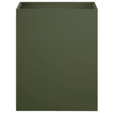 Garden Planter Olive Green 40 x 30 x 40 cm Cold-rolled Steel 8005476