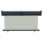 Balcony Side Awning 145x250 cm Grey 48428