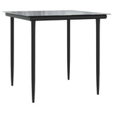 3 Piece Garden Dining Set with Cushions Grey Poly Rattan 3213294