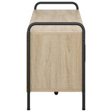 TV Cabinet 133 x 33 x 50 cm Sonoma Oak Engineered Wood 8013717