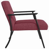 Armchair Wine Red 59 x 75 x 78 cm Fabric 42017693