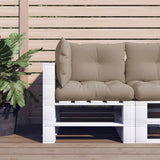 Pallet Cushions 3 pcs Taupe Fabric 360863
