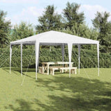 Party Tent White 400 x 400 x 266 cm Polyethylene and Steel 42003421