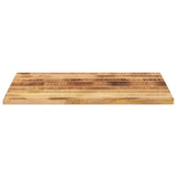 Table Top 90x80x3.8 cm Rectangular Solid Wood Rough Mango 371416