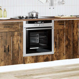 Oven Cabinet Porto Smoked Oak Engineered Wood 854002