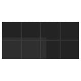 Garden Dining Set 9 pcs Black Steel 3335860