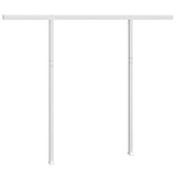 Awning Post Set White 300x245 cm Iron 315093