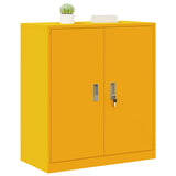 Storage Cabinet Mustard Yellow 80 x 40 x 90 cm Steel 891685
