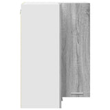 Hanging Cabinet Grey Sonoma and White 57 x 57 x 80 cm 884295