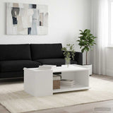 Coffee Table White 90 x 50 x 33 cm Engineered Wood 8000994