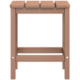Garden Chair Brown HDPE , steel 3095710