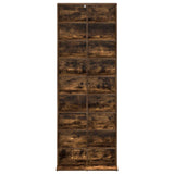 CD Cabinet Smoked Oak 65 x 23.5 x 175 cm Engineered Wood 8012662