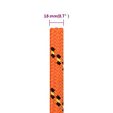 Boat Rope Orange 18 mm 25 m Polypropylene 152682