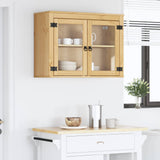 Cabinet SKI Honey Brown 80 x 32 x 60 cm Solid Pine Wood 42007564