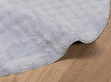 Area Rugs Round SIROLO Grey 120 CM Polyester 42022775