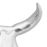 Bull Skull Silver 34 x 13 x 53 cm Aluminium 42000134