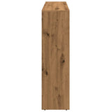 Room Divider Bookcase 3-Tier Artisan Oak 137.5x29x103.5 cm Engineered Wood 857984