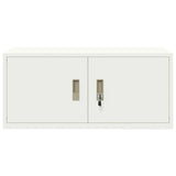Storage Cabinet White 90 x 40 x 40 cm Steel 891633