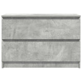 TV Cabinet Concrete Grey 80x35x54 cm Engineered Wood 861790