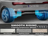 Audi Q8 e-tron Sportback Licensed 12V Ride on Car w/ Remote, 4 Spring Suspension Wheels, Headlamps, T3398P422395