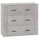 Sideboard Concrete Grey 80x33x70 cm Engineered Wood 816580