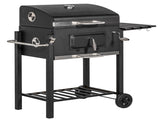 Charcoal Grill, with Height-Adjustable Coal Pan - Black T3398P317575