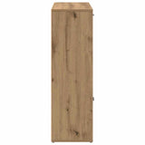 Bookshelf Artisan Oak 90x28x90 cm Engineered Wood 856059