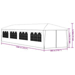 Party Tent 3x12 m Anthracite 45106