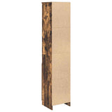 Highboard Smoked Oak 37.5x35x180 cm Engineered Wood 861674