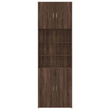 Highboard Brown Oak 80x42.5x249 cm Engineered Wood 3281363