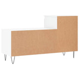 Shoe Cabinet High Gloss White 102x36x60 cm Engineered Wood 831366