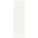 Wall Cabinet White 30x30x100 cm Solid Pinewood 813507