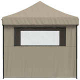 Party Tent Folding Taupe 279 x 410 x 315 cm Oxford Fabric 42023601