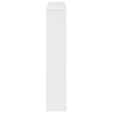Fireplace Surround High Gloss White 100 x 20 x 100 cm 8006619