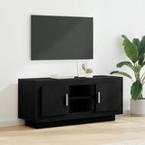 TV Cabinet Black Oak 102 x 35 x 45 cm Engineered Wood 880533
