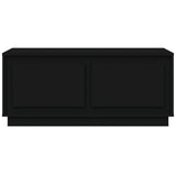 Coffee Table Black 102x50x44 cm Engineered Wood 819877