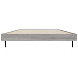Bed Frame without Mattress Grey Sonoma 90x190 cm Single Engineered Wood 832307