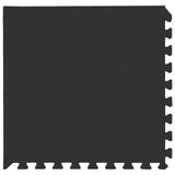 Pool Ground Mat 24 pcs Black 8.64 m EVA Foam 3433308