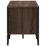 TV Cabinet Brown Oak 122x34x41 cm Engineered Wood 848573