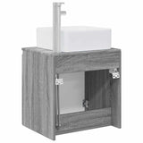 Wall-Mounted Sink Vanity Grey Sonoma 49.5 x 41 x 63 cm 890408